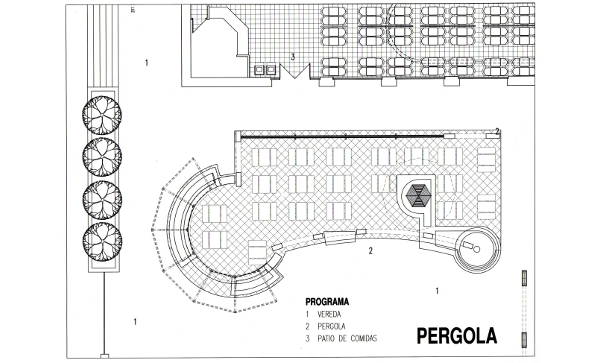 proyecto arquitectura Locales - Food Court General Velásquez 7